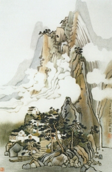 中国现代山水0164