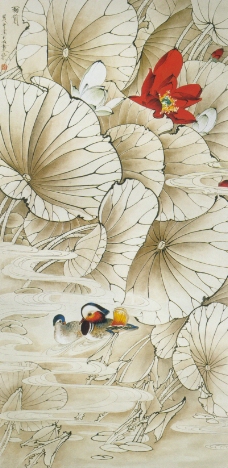 中国现代花鸟0178