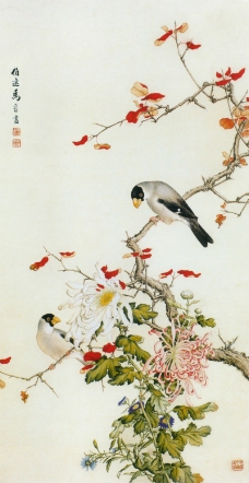 中国现代花鸟0111