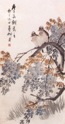 中国现代花鸟0196